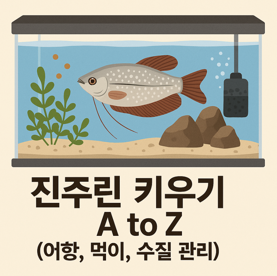 진주린 키우기 A to Z (어항, 먹이, 수질 관리)