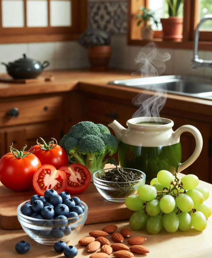 항산화 식품 관련 사진