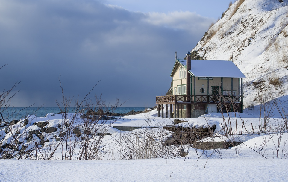 눈오는 삿포로 사진