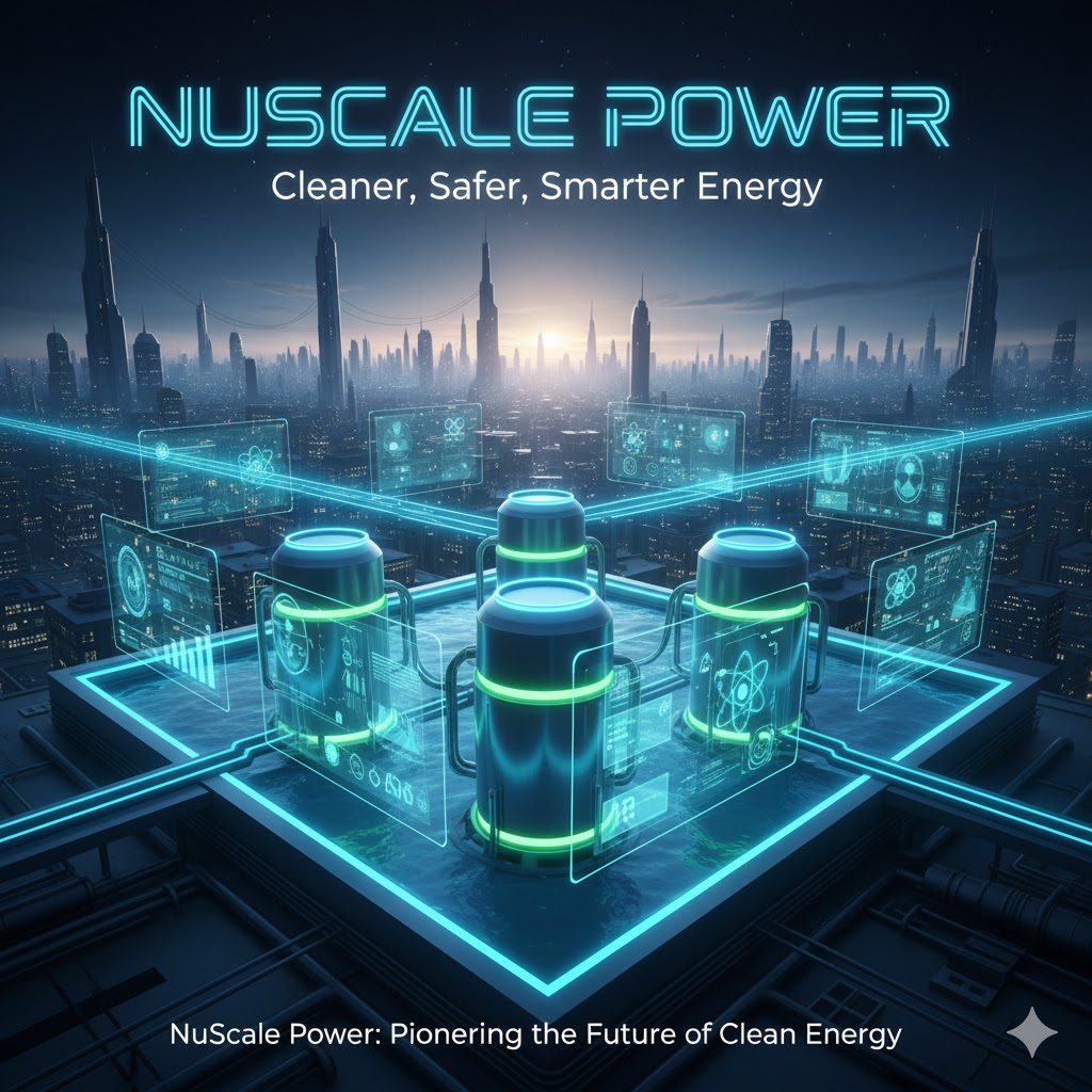 NuScale Power 기업을 대표하는 AI 이미지)