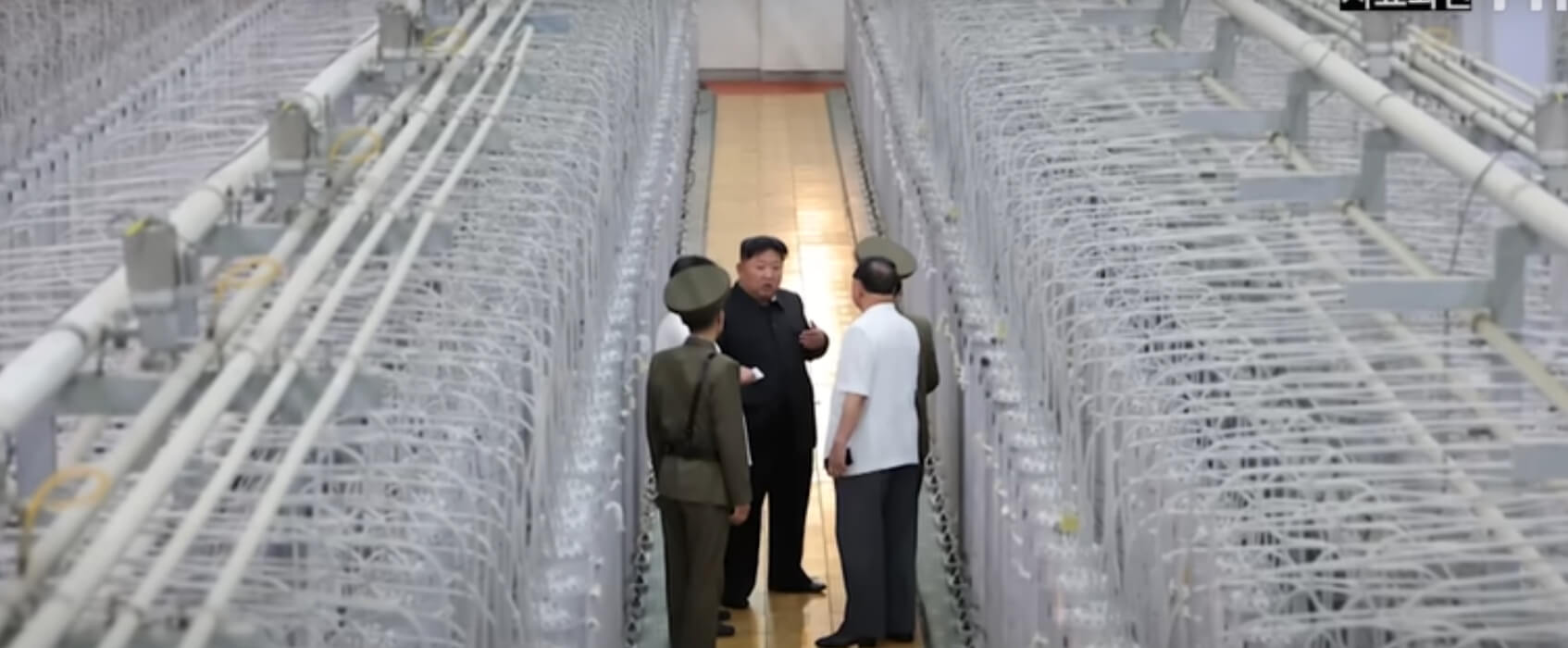 북한 핵폐수 김정은 지도