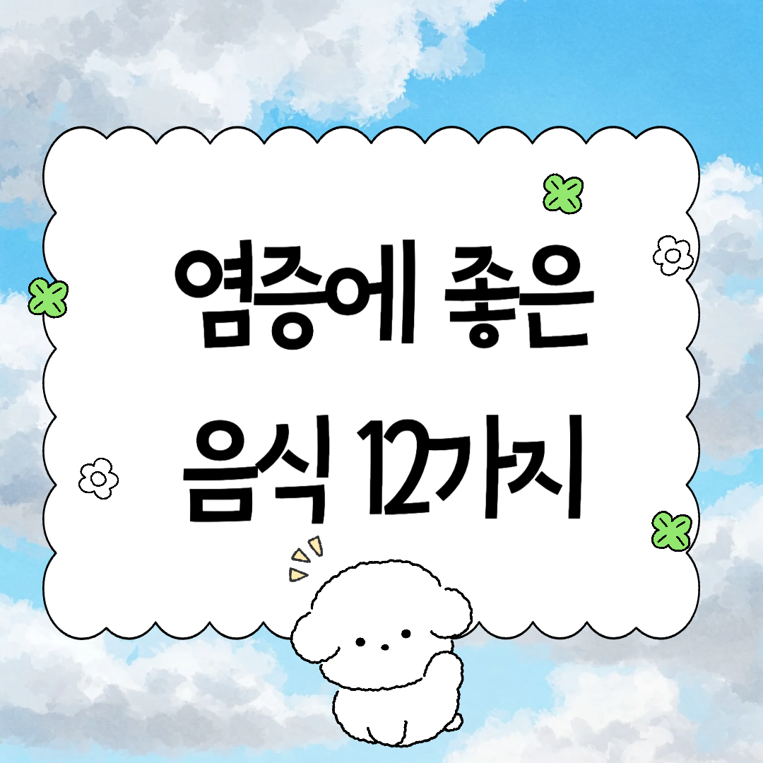 염증에 좋은 음식