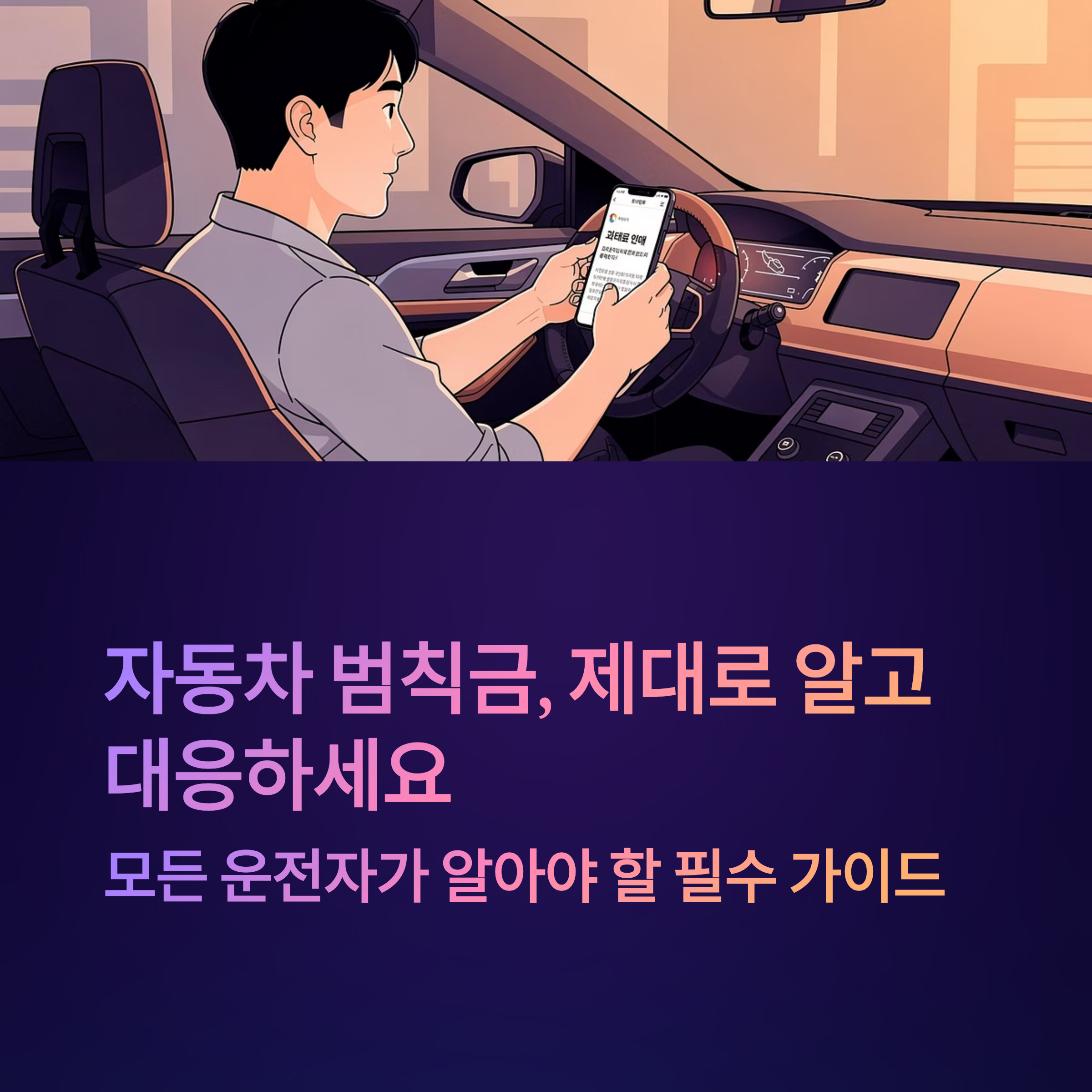 자동차 범칙금 조회