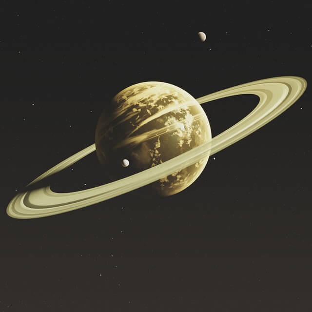 우주에-있는-토성-사진