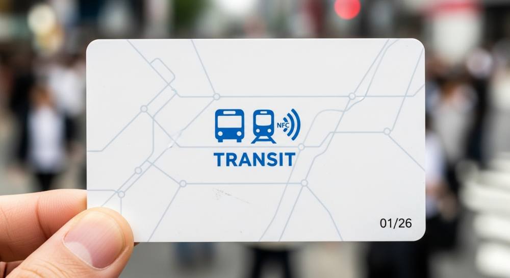 교통카드 사용하는 사진