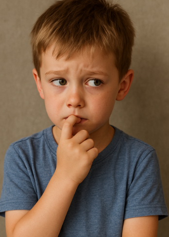 심리학으로 본 눈치보는 아동 관련 사진