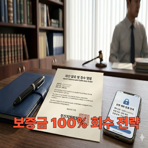 소송 승소 후 집주인 은행 계좌 신속 채권압류 추심 방법