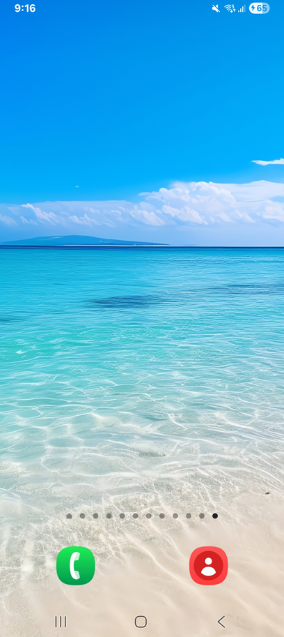 방법 1: 상단바를 아래로 내려주세요