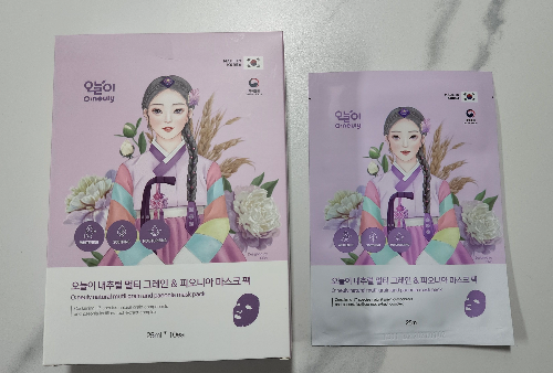 곡물&amp;작약 마스크팩