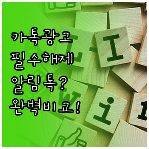 카카오톡 채널 알림톡 광고와 맞춤형 ..