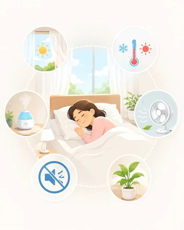실내 환경과 수면 질 변화 요인3