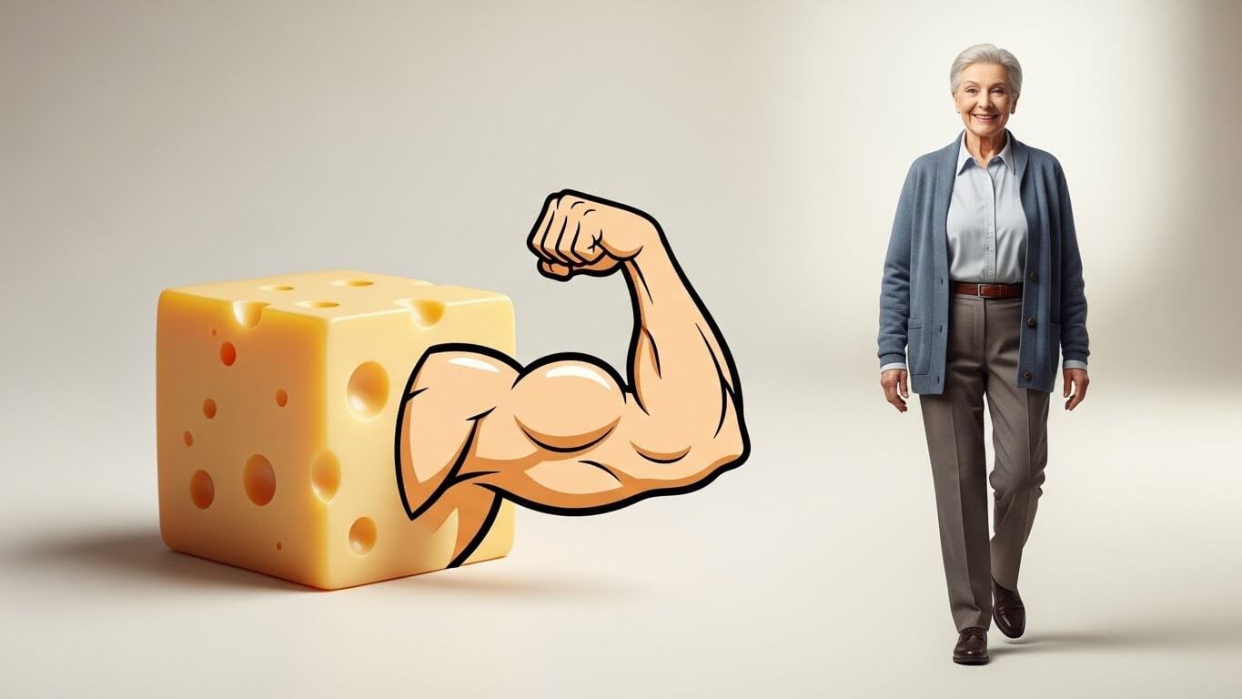 노년층 영양 보충용 치즈 (근육, 칼슘, B12)