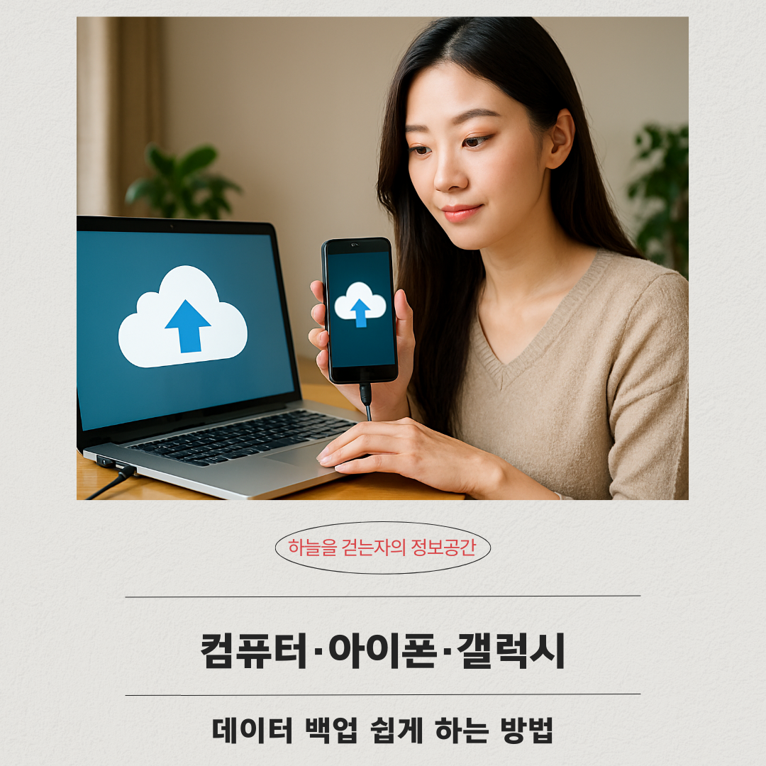 컴퓨터·아이폰·갤럭시 데이터 백업 쉽게 하는 방법