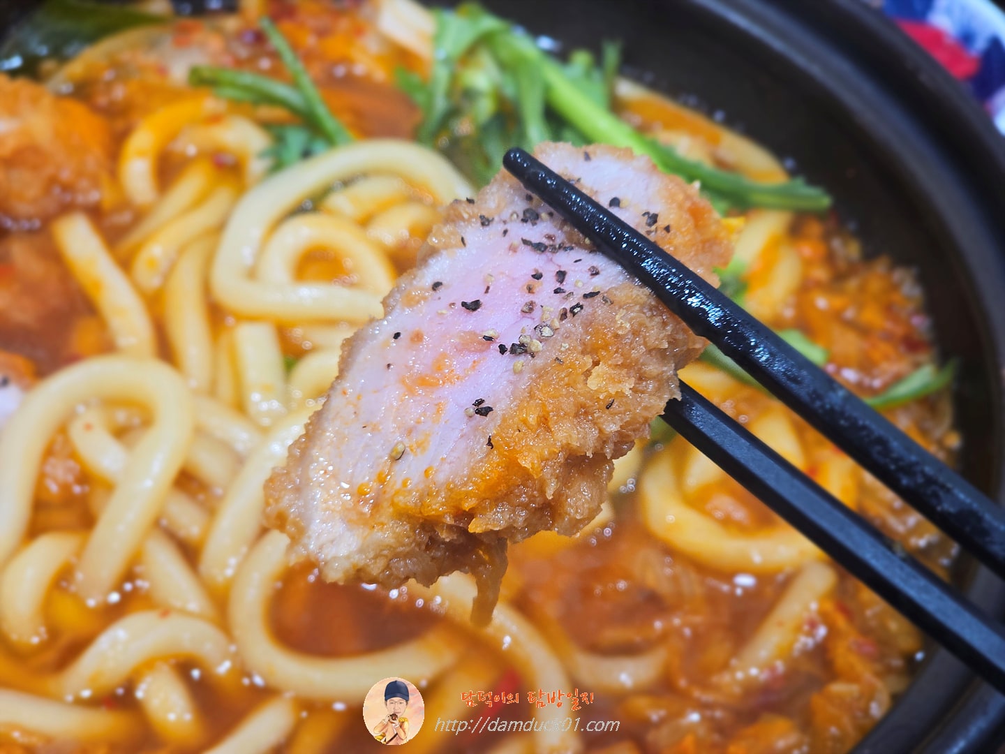 히레카츠 김치우동 나베