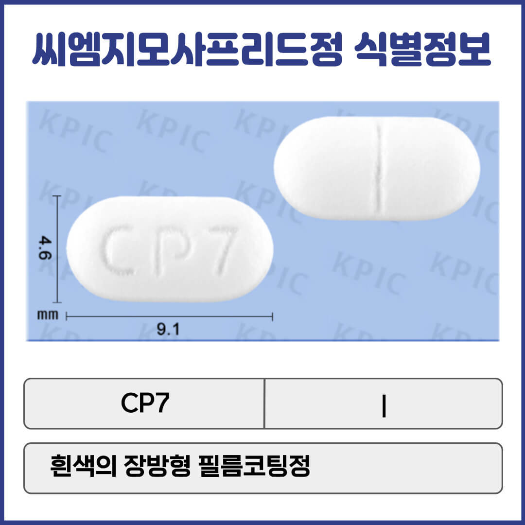 씨엠지모사프리드정 식별정보
