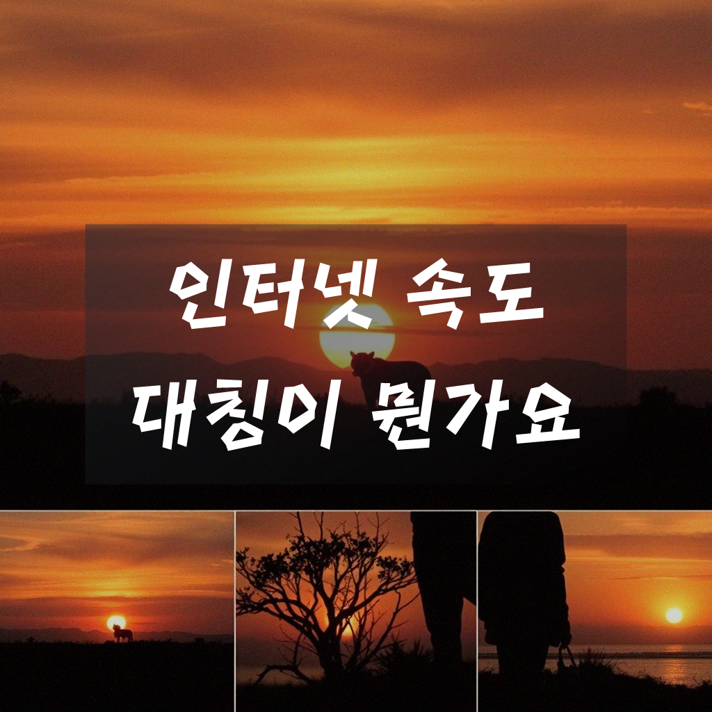 인터넷 속도 대칭 여부, 어떻게 확인할까