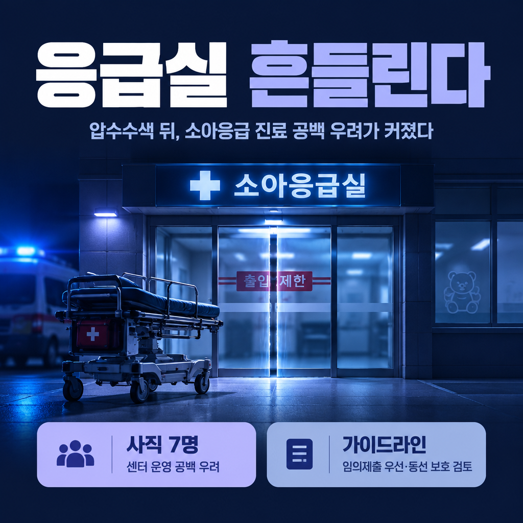 응급실 흔들린다