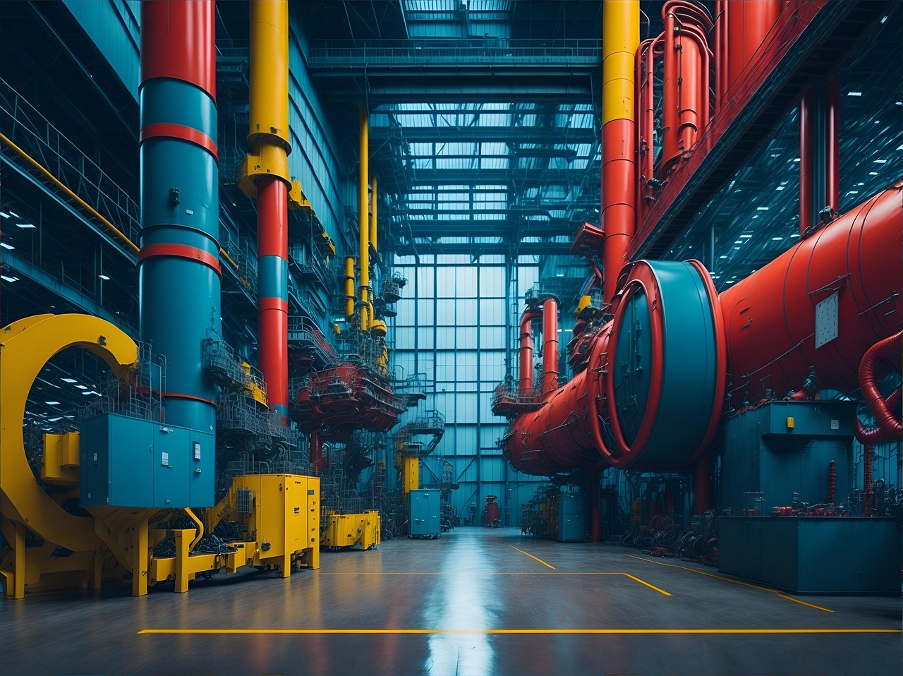 건설 자동화 이미지