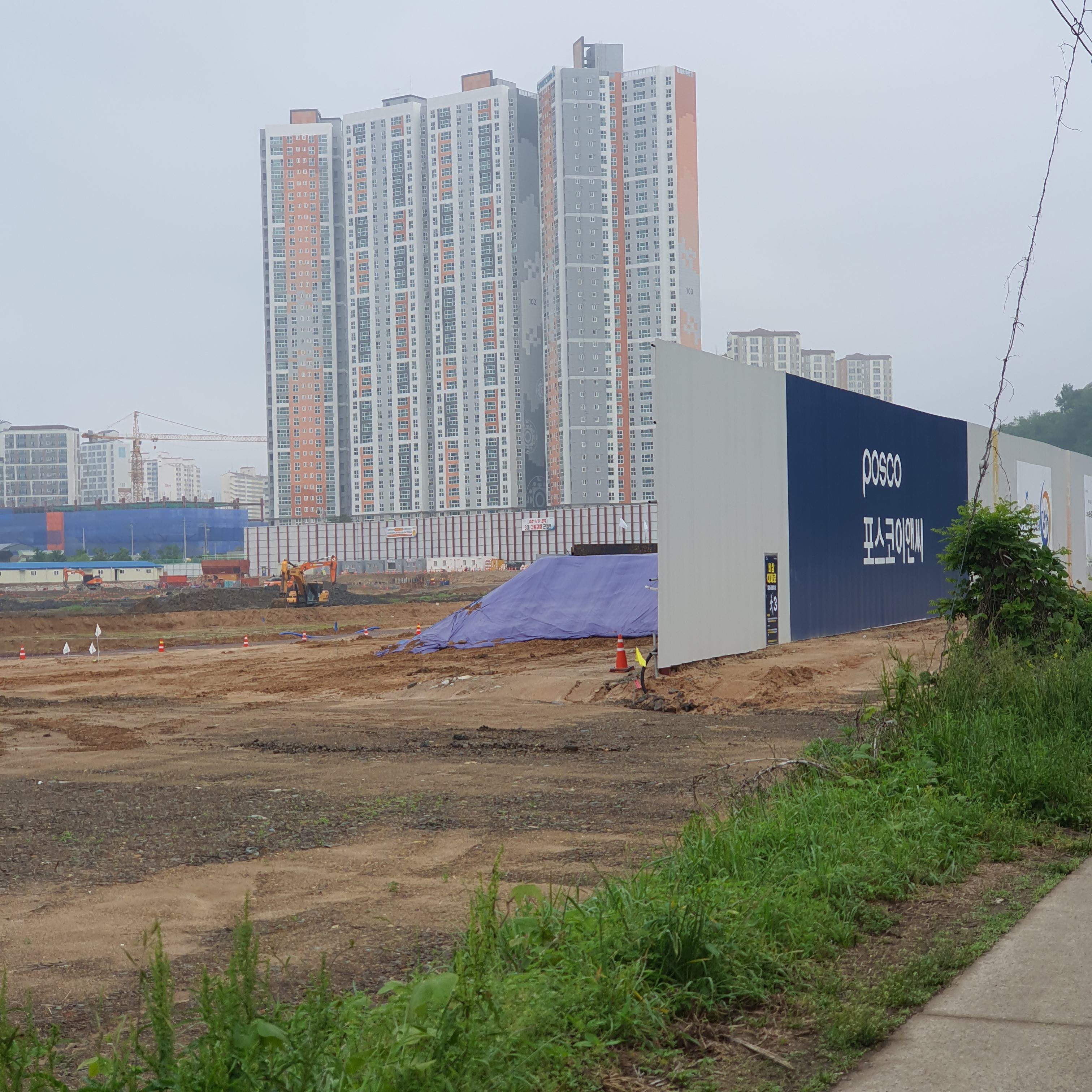 장유 더샵 신문 그리니티 공사 현장 부지 위치