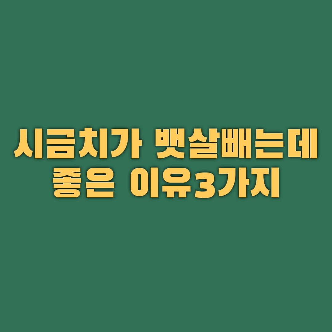 시금치가 뱃살빼는데 좋은 3가지 이유