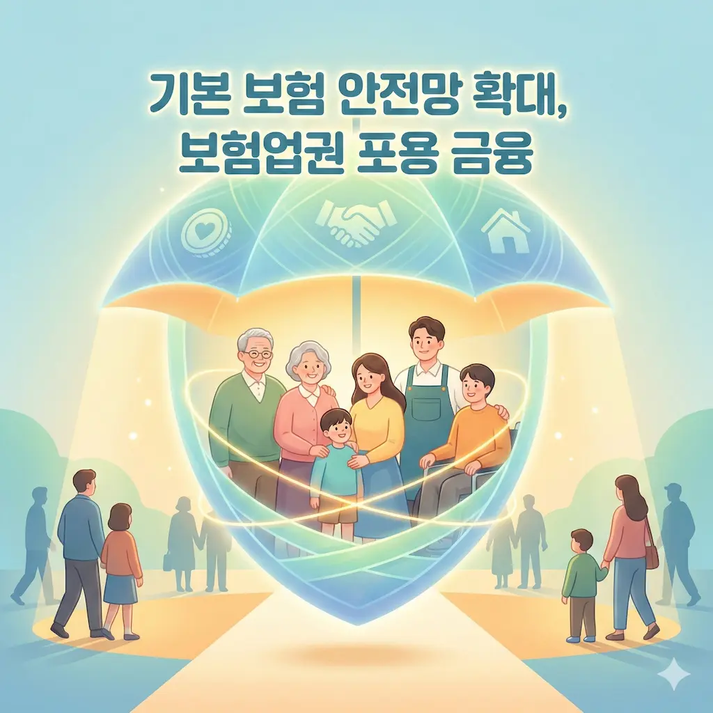 보험업권 포용 금융 정책이란? 기본 보험 안전망 확대