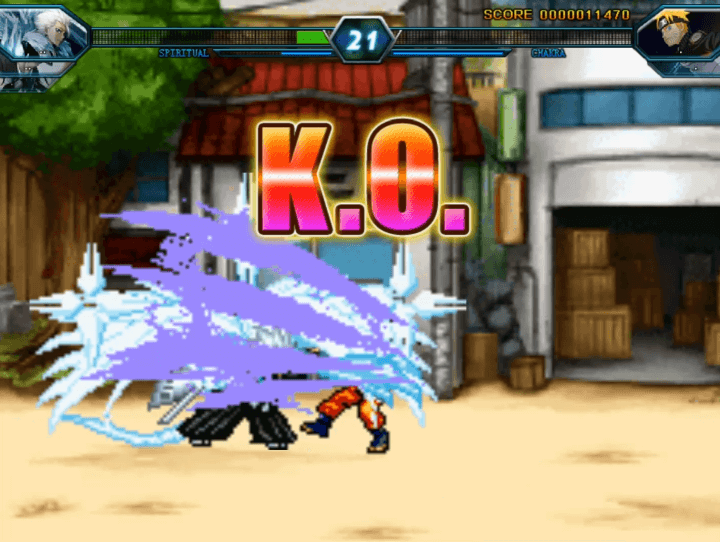 나루토-vs-블리치-3.0-게임하기-종료-화면