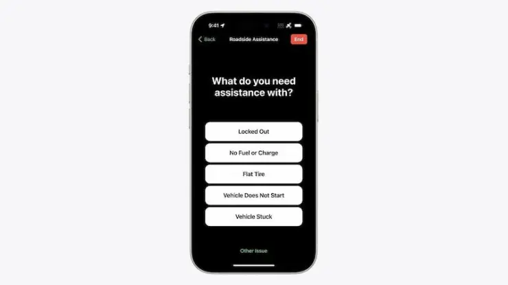 iOS 17.2부터 버라이즌 SIM을 사용하는 미국 내 고객은 위성을 통해 버라이즌에 연결하여 아이폰에서 긴급 출동 서비스
