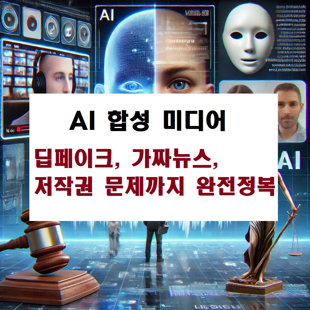 AI 합성 미디어 딥페이크, 가짜뉴스, 저작권 문제까지 완전정복
