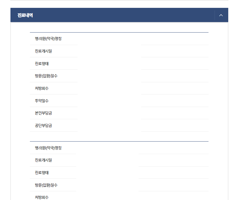 진료비세부내역서-발급방법