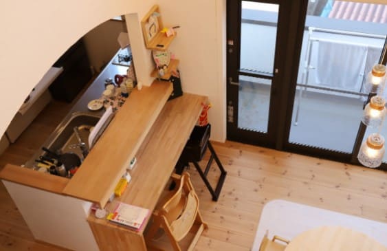 일본 가정집의 주방 사진