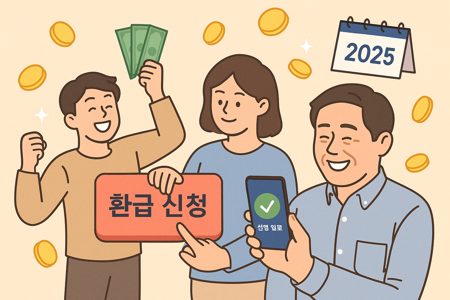 2025년 원클릭 환급 서비스 안내