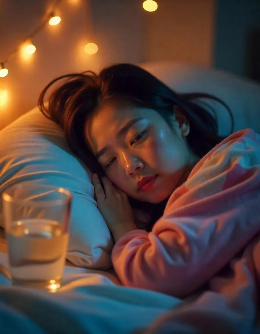 열이 나고 아픈 아이
