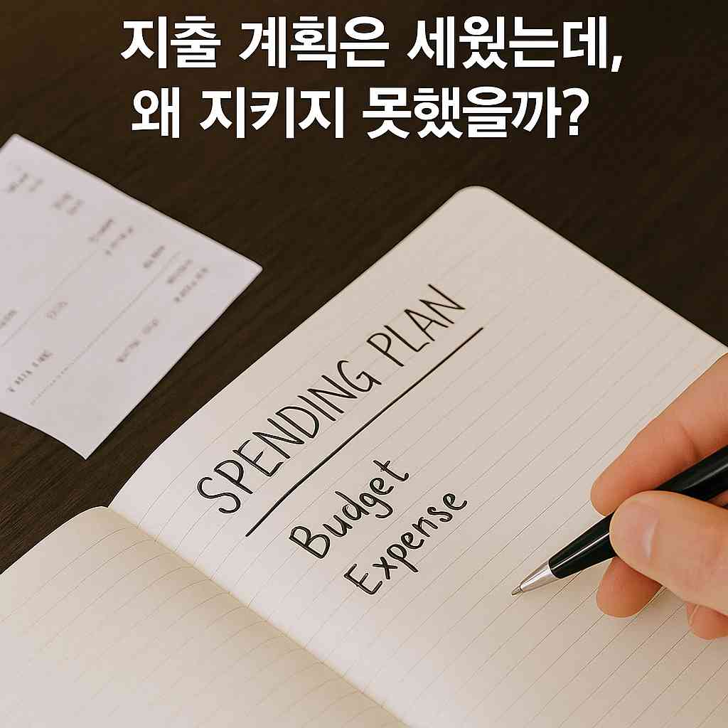 지출 계획은 세웠는데, 왜 지키지 못할까?
