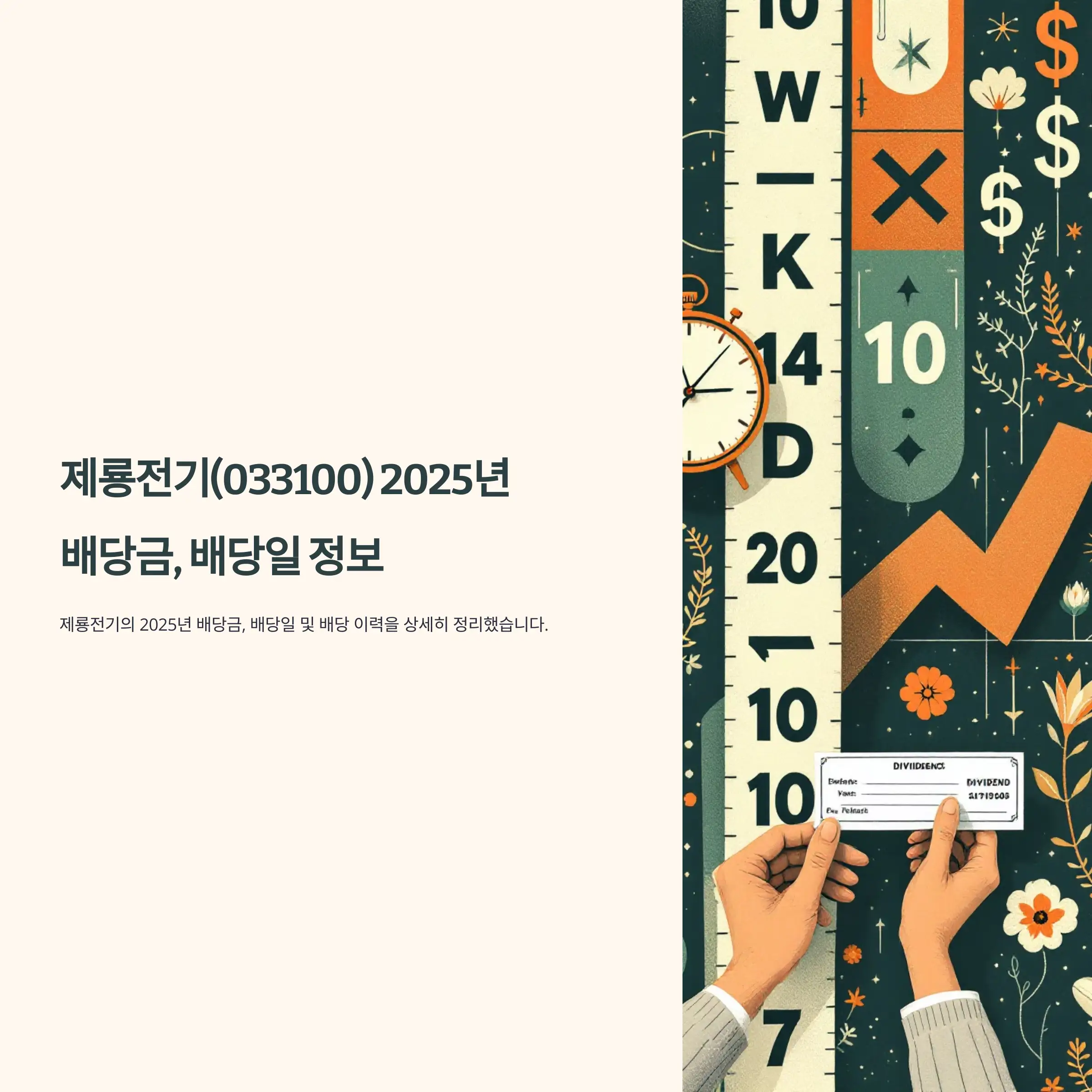 제룡전기(033100) 2025년 배당