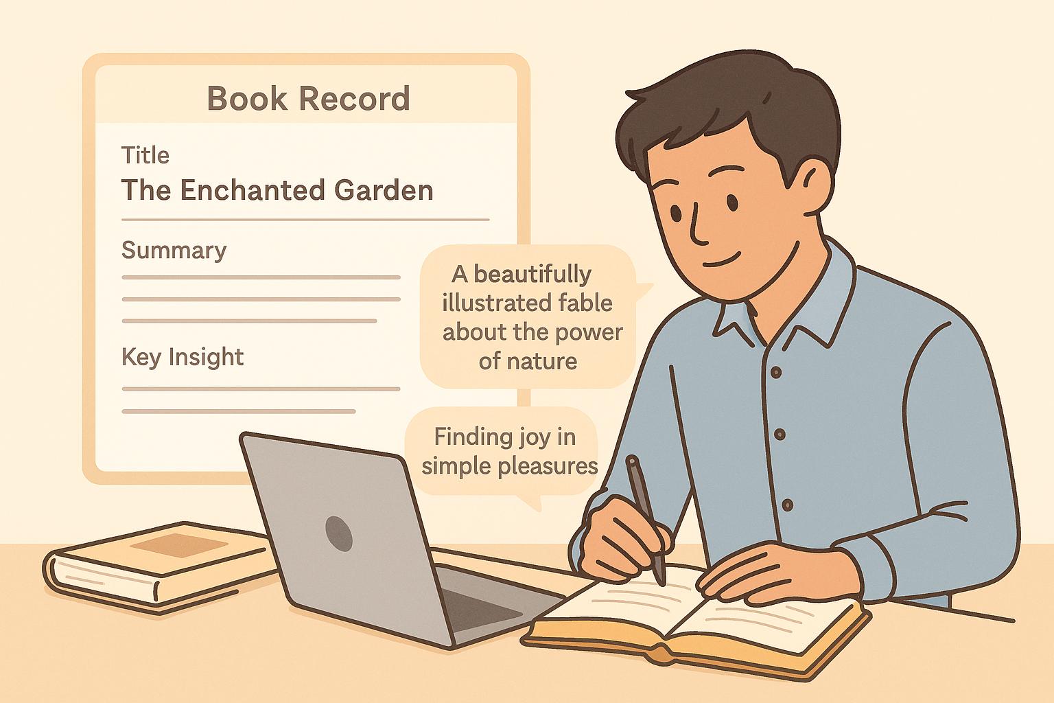 챗GPT를 활용한 독서 기록 자동 정리 &amp; 한줄 요약 생성