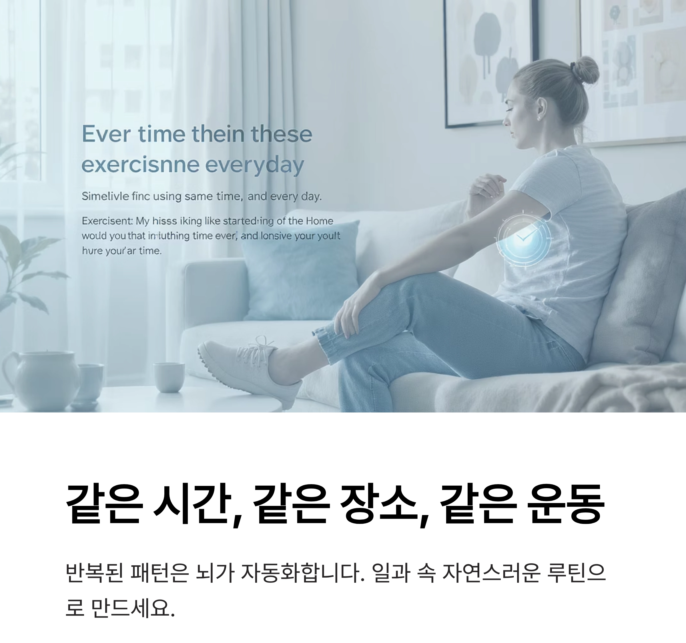 작심삼일 탈출! 운동 습관 만드는 현실적인 방법