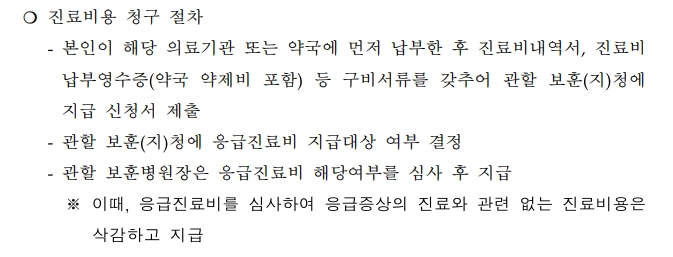 위탁병원진료 혜택받기 진료비100%지원