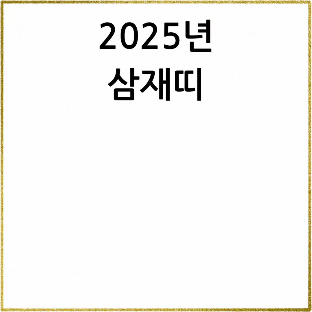 삼재의 뜻과 2025년 삼재띠와 운세