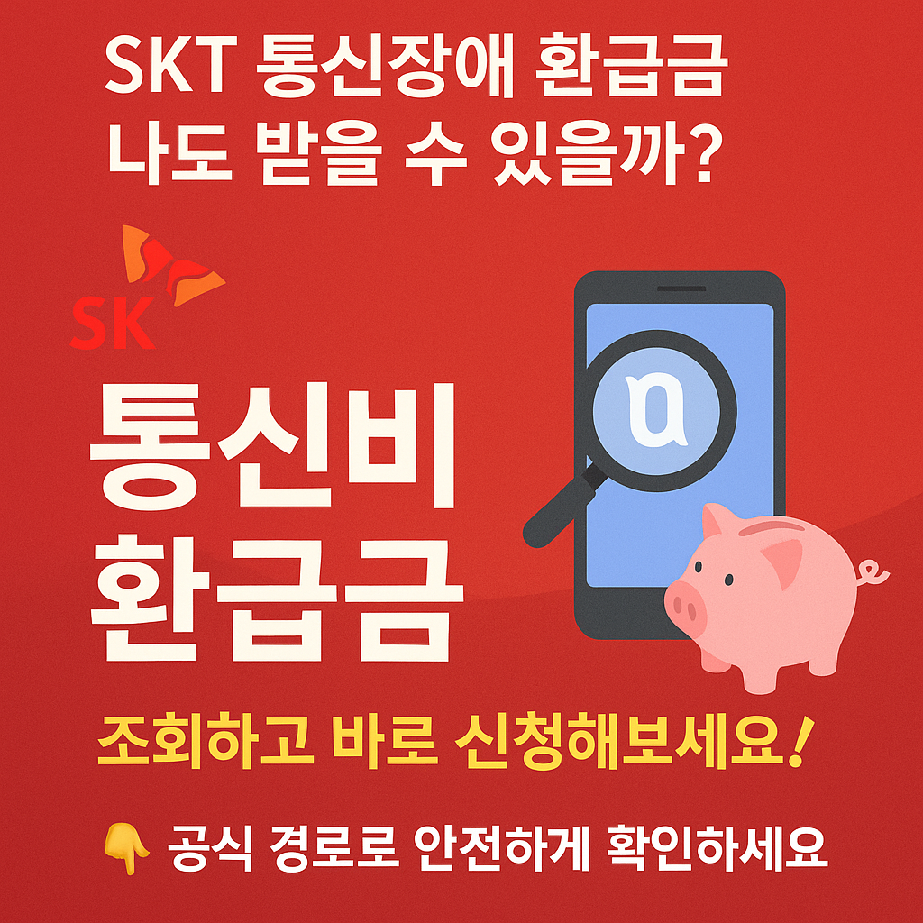 SK통신비 환급금 조회