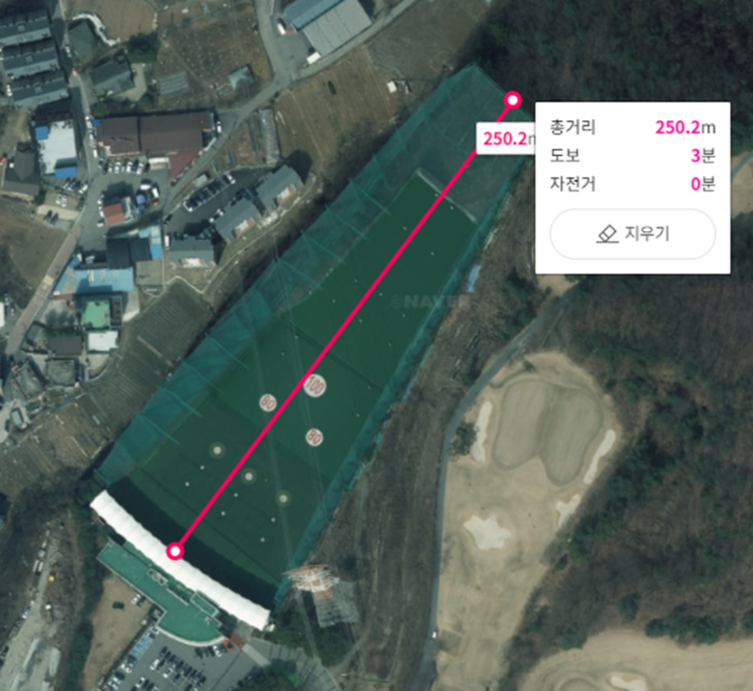 88CC 연습장 위성사진