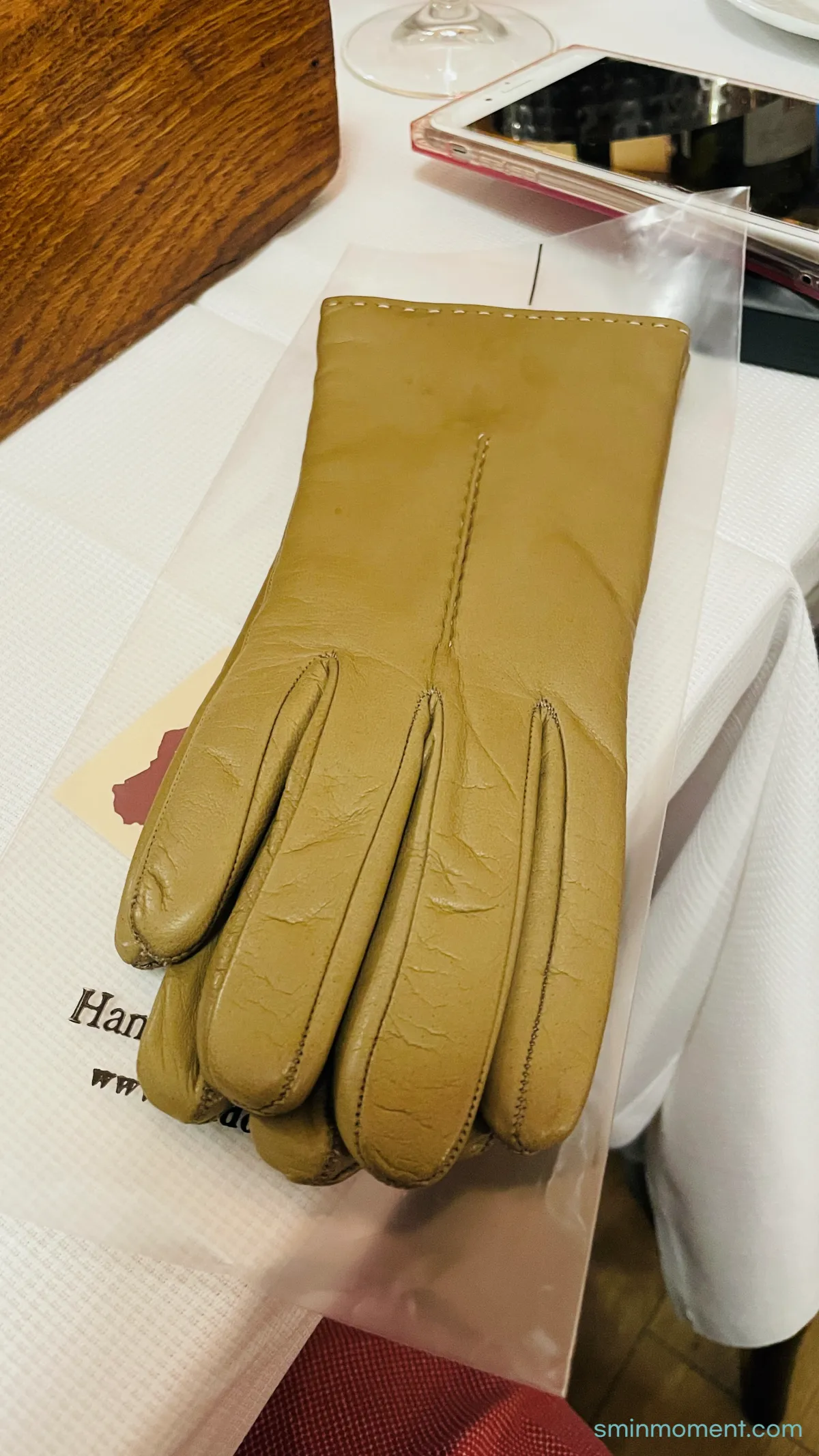 이탈리아-피렌체-마도바-가죽장갑-겨자색