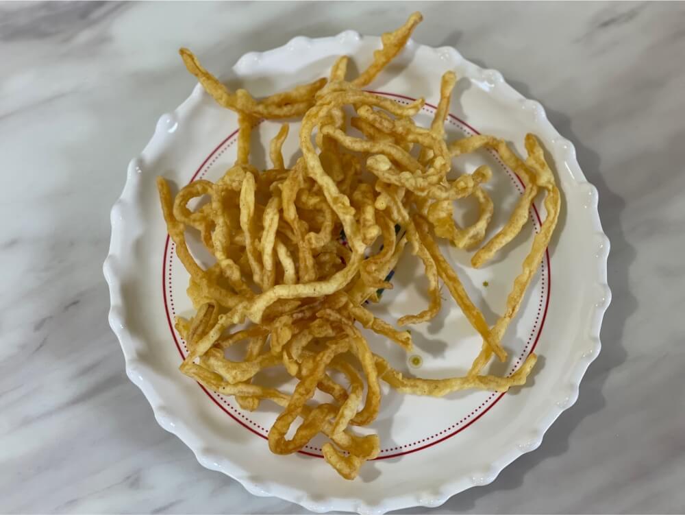 에어프라이어로-데워진-곰표-후라이드-오징어-튀김