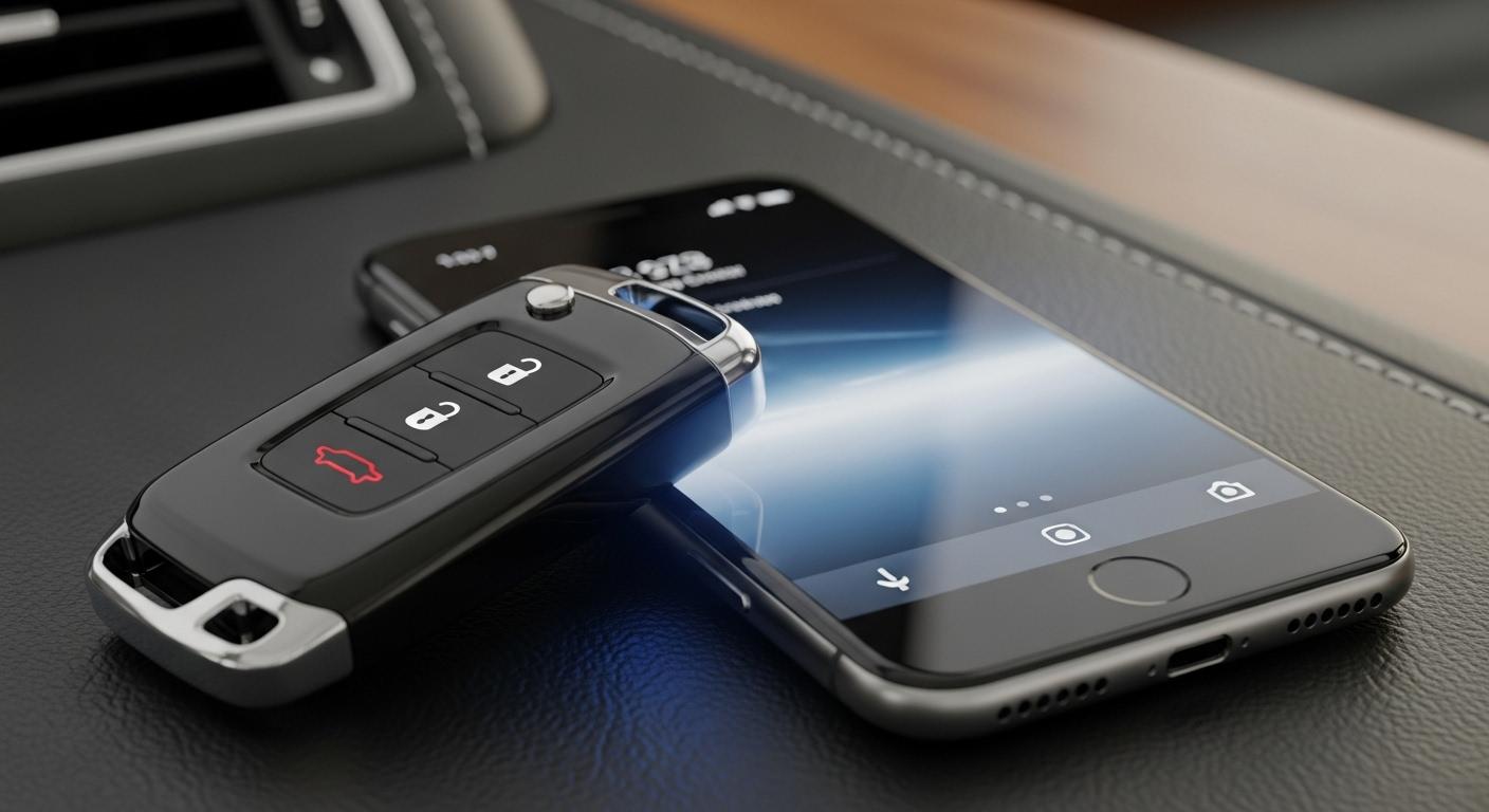 자동차 스마트키 스마트폰