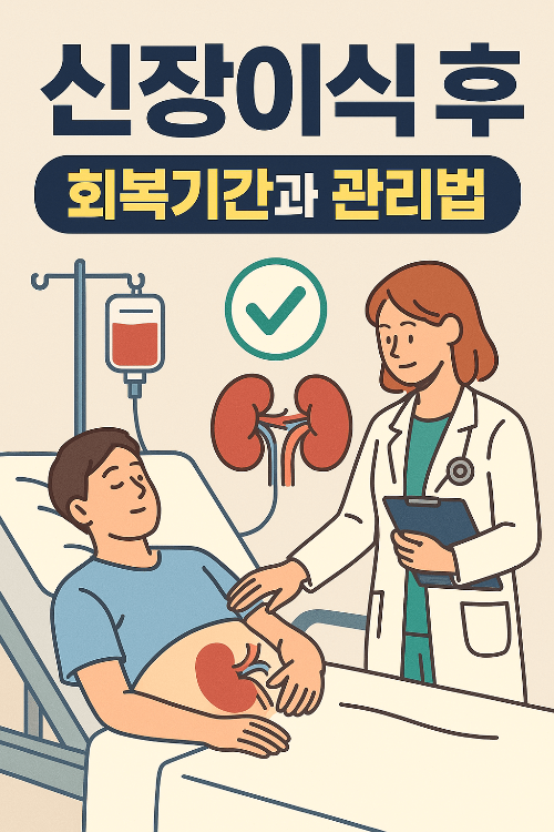 신장이식 후 외래 진료 상담 장면