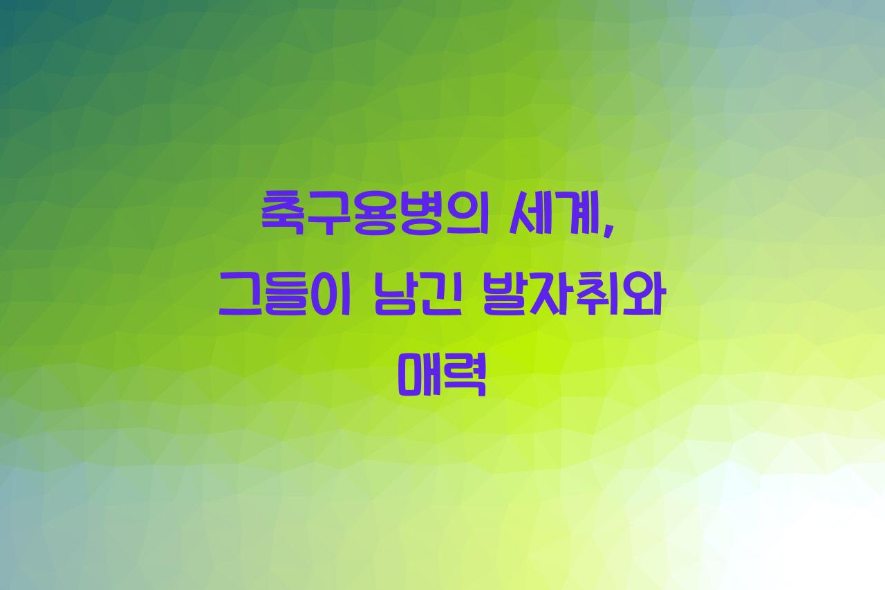 축구용병