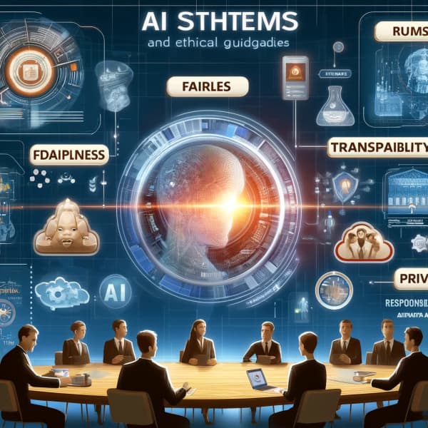 AI 시스템과 윤리 가이드라인을 시각화한 인포그래픽
윤리 위원회 회의 모습
관련 뉴스 스크린샷이나 사례 이미지