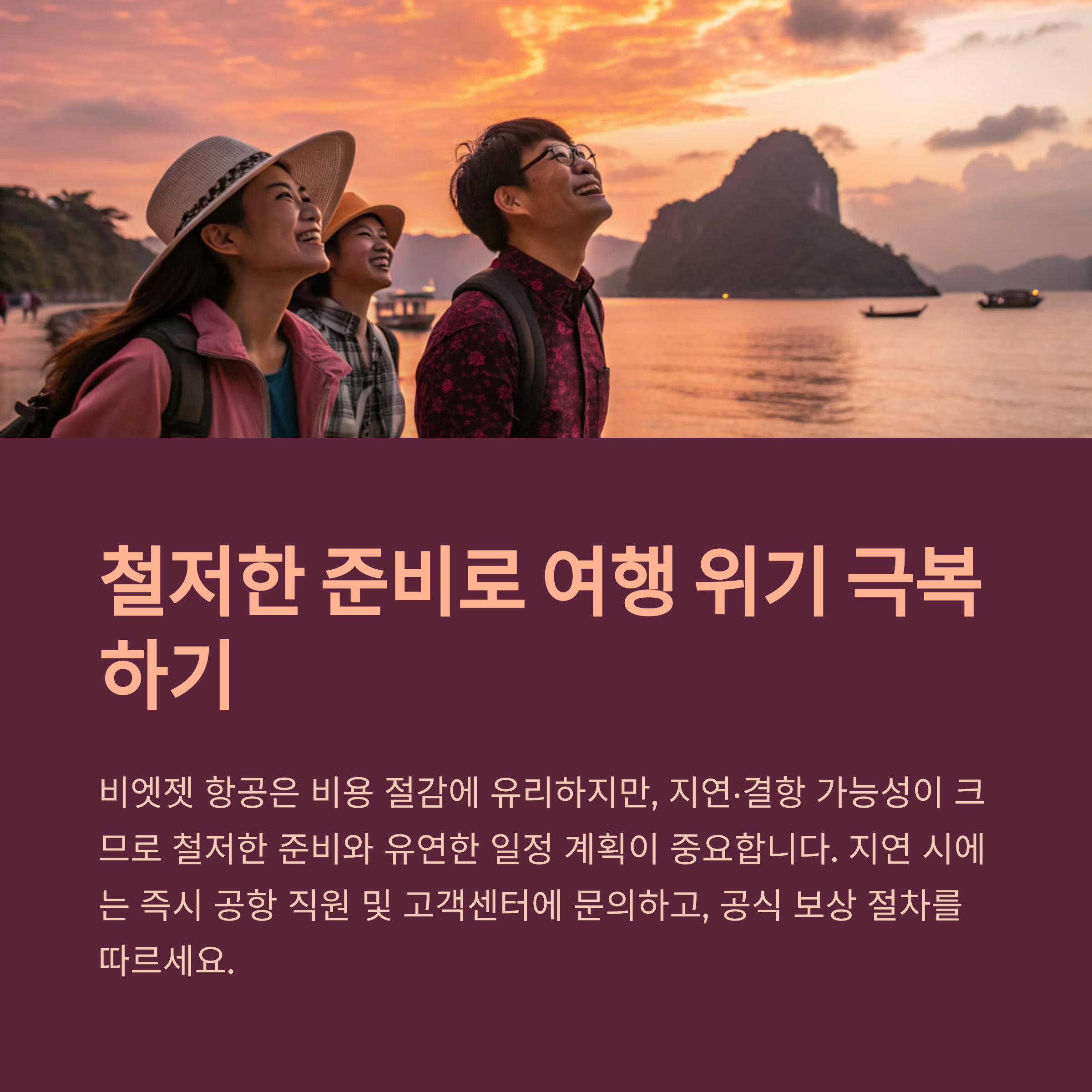 철저한 준비로 여행 위기 극복하기