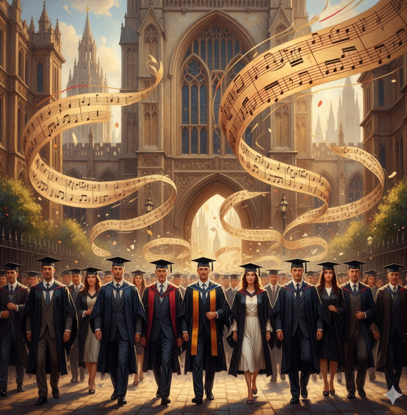 엘가의 "위풍당당한 행진곡" 관련 그림