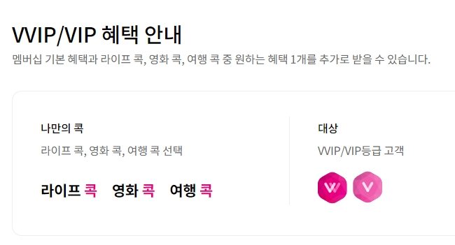 LG멤버십 VVIP, VIP