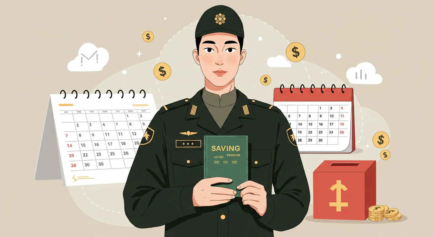 증빙서류, 군복무 청년, 자산형성